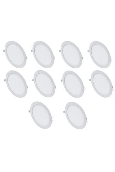 Cata 10 Adet 18 Watt Slim Led Panel Beyaz Işık ürün görseli 1