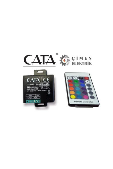 Cata Ct 9147 18a - 216w Rgb Led Kumandası ürün görseli 1