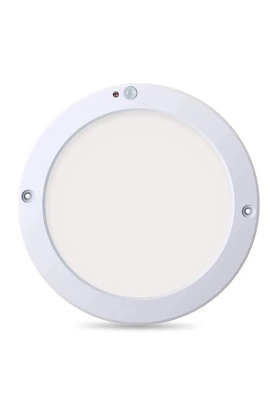 Cata CT-9247 20W Sensörlü LED Armatür Sıva Üstü Tavan & Duvar Lambası Gece-Gündüz Otomatik 6400K Bey ürün görseli 1