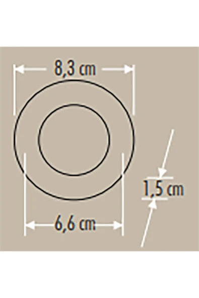 Cata Ct-5144 Slim Led Panel 3W Beyaz 5li Paket - Resim 2