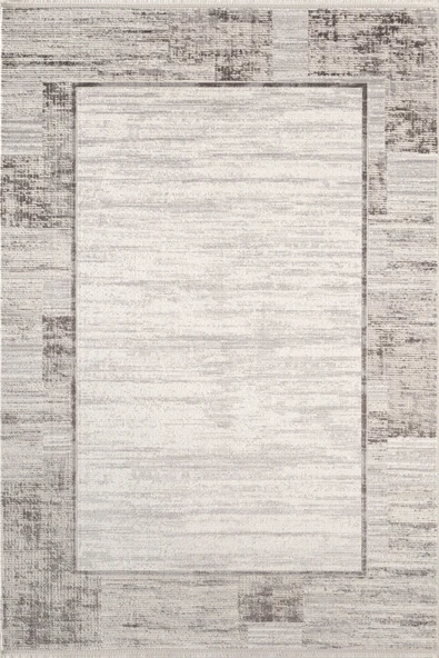 İdol IO002G Krem Gri Halı Klasik Desen Akrilik Yumuşak Dokulu Pamuk Taban Tozu Az Salon Oturma Odası 160 X 230 KREM-GRI ürün görseli 1