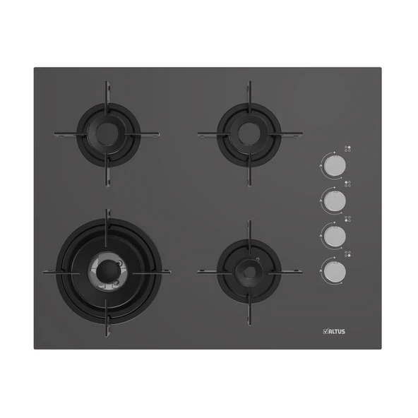 Altus ALA 189 DG 65 cm Gri Cam Ankastre Ocak ürün görseli 1