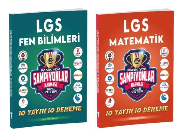 Şampiyonlar Karması LGS Matematik + LGS Fen Bilimleri Deneme ( 2 Adet) ürün görseli 1
