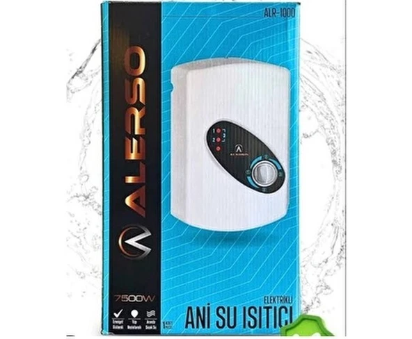 Alerso Elektrikli Şofben ürün görseli 1