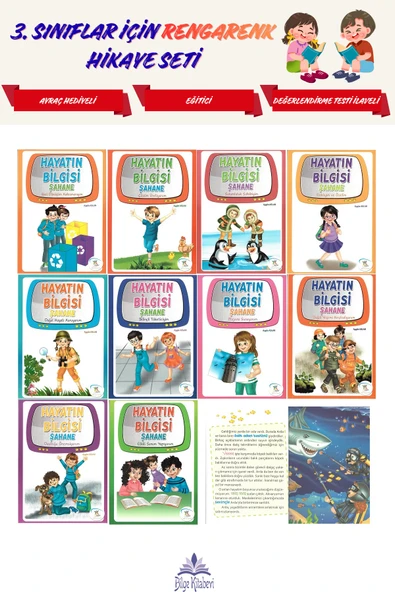 3.Sınıf Okumayı Sevdiren 10 lu Hikaye Seti - 7 (48 sayfa) ürün görseli 1