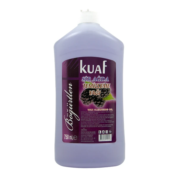 Kuaf Böğürtlenli Sir Ağda Temizleme Yağı 750 ml ürün görseli 1