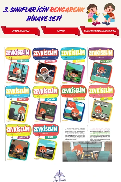 3.Sınıf Okumayı Sevdiren 10 lu Hikaye Seti - 4 (48 sayfa) ürün görseli 1