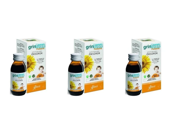 Grintuss Pediatrik Öksürük Şurubu 128 Gr Kids 3 Adet ürün görseli 1