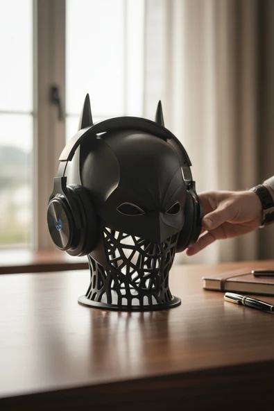 Batman Figürlü Kulaklık Standı - Resim 2