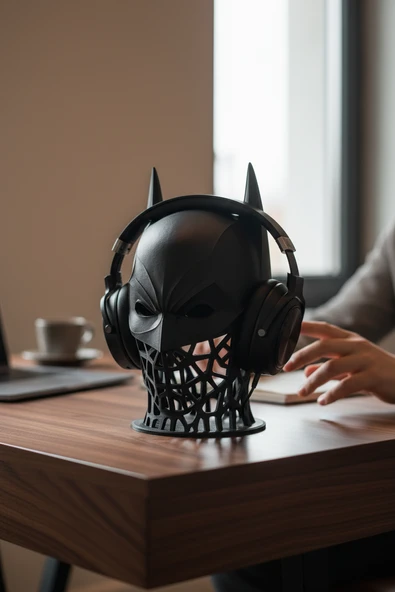 Batman Figürlü Kulaklık Standı ürün görseli 1