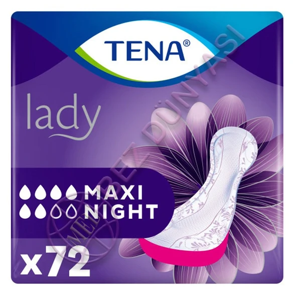 TENA MESANE PEDİ MAXİ NİGHT 6*12 ADET ürün görseli 1