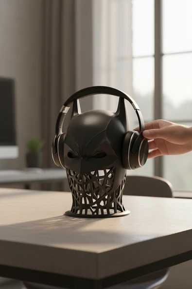 Batman Figürlü Kulaklık Standı - Resim 5