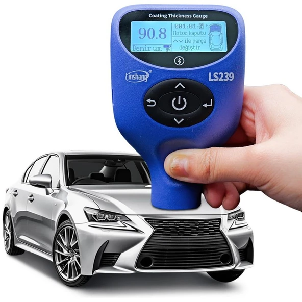 Linshang LS239 Profesyonel Oto Boya Kalınlık Ölçer Uzman Mod Özelliği ürün görseli 1