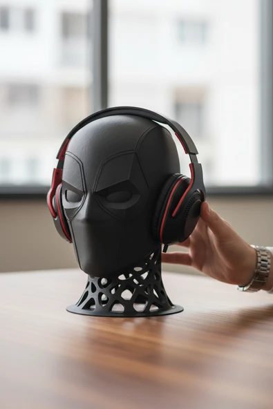 Deadpool Figürlü Kulaklık Standı - Resim 3