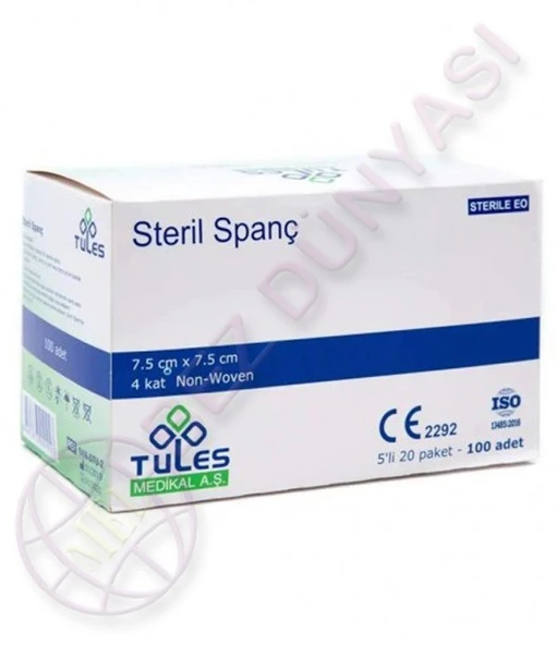 TULES SPANC 7,5*7,50 100*60 PAKET ürün görseli 1