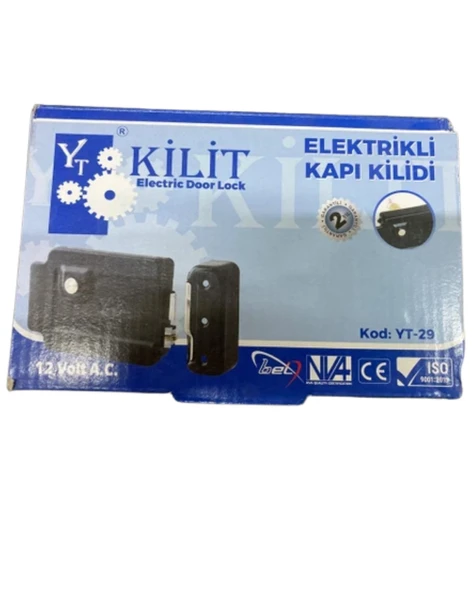 YT Kilit YT-29 Elektrikli Kapı Kilidi 12 Volt A.C. – 2 Yıl Garantili – Güçlü Mekanizma ürün görseli 1