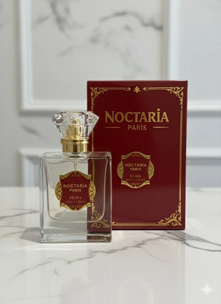 Noctaria Paris Elara Kadın Parfümü 50ml Tatlı Oryantal Niş Koku Badem&Kahve&Vanilya Notalı Premium Esans ürün görseli 1