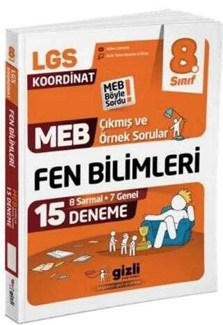 8. Sınıf LGS MEB Çıkmış ve Örnek Sorular Fen Bilimleri 15 li Deneme Gizli Yayınları ürün görseli 1