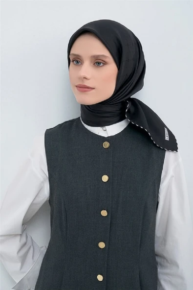2002 ARMİNE JAKAR İPEK EŞARP - Resim 3
