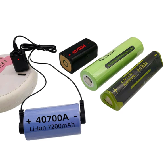 Powermaster PM-29723 4.2V 1A Manyetik USB Şarj Kablosu Büyük Lityum Piller İçin Portatif Şarj Çözümü ürün görseli 1