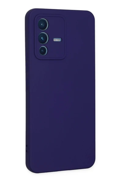 Vivo V23 5G Kılıf Nano içi Kadife Silikon - Mor ürün görseli 1