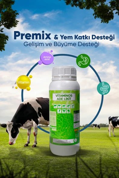 ÖZTAR İLAÇ Vitaminos Ade Likit Buzağı Kuzu Oğlak Büyüme Destekleyici ürün görseli 1