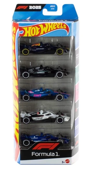 Hot Wheels 2025 Formula 1 5'li Set JLN11 ürün görseli 1