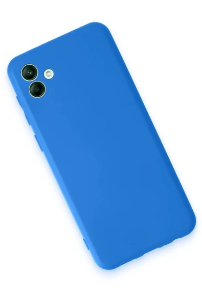 Samsung Galaxy A04 Kılıf First Silikon - Mavi - Resim 2