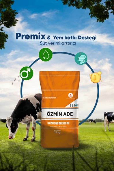 ÖZTAR İLAÇ Özmin A,D,E Vitamin & Mineral Premiksi Ruminant İçin 25 Kg ürün görseli 1