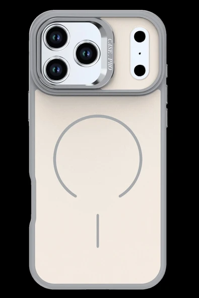 Apple iPhone 17 Pro Max Flexa Magsafe Kapak - Beyaz - Resim 2