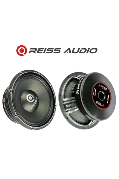 Reiss Audio Rs-MB82VB 20Cm MidBass 8Ohm Çifti 2000wat-1000w Rms i 20 Cm Oto Midbas Hoparlör ürün görseli 1