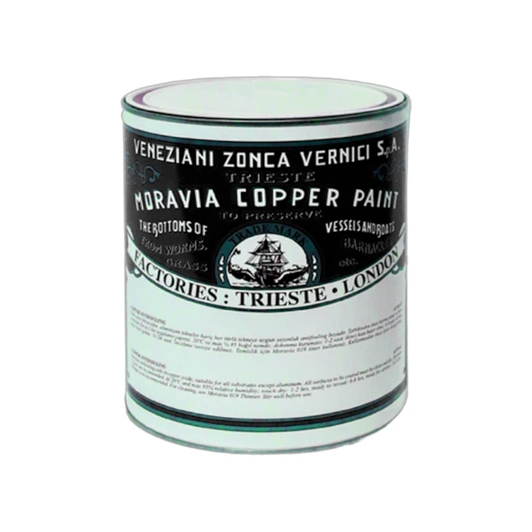 Moravia Antifouling Zehirli Boya Siyah Tekne ve Gemi Karina Boyası 1 Kg ürün görseli 1