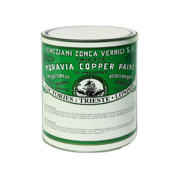 Moravia Copper Antifouling Bakır Esaslı Yeşil Boya Tekne ve Gemi Boyası 1 Kg ürün görseli 1