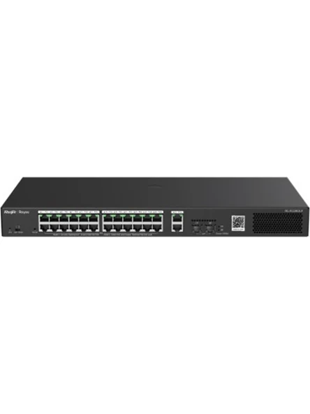 Ruijie Reyee Rg-Es228Gs-Lp 28 Port 10-100-1000 Yönetilebilir 2Sfp 2Gigabit Uplink 24Port Poe+(250W) ürün görseli 1