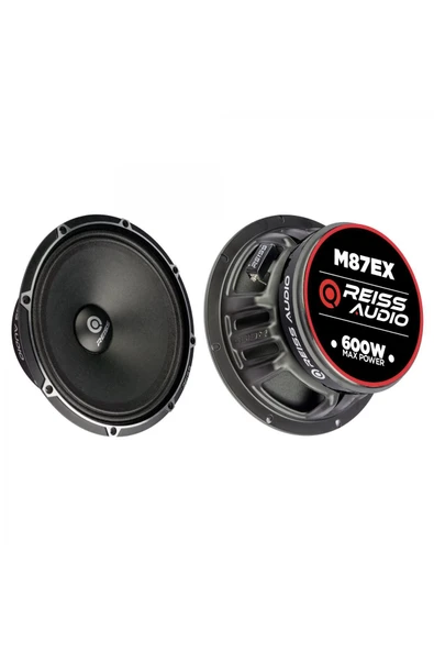 REISS AUDIO RS-M87EX 20 CM MİDRANGE 600 WAT MAXİMUM 300 WATT RMS POWER ÇİFT FİYATIDIR ürün görseli 1
