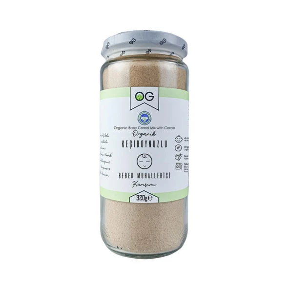 Og Natural Organik Keçiboynuzlu Bebek Muhallebisi Karışımı 320 Gr ürün görseli 1
