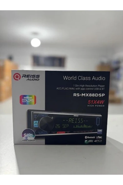 Reiss AUDİO RS-MX88 DSP PROFESYONEL OTO TEYP ürün görseli 1