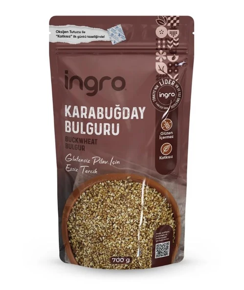 İngro Glutensiz Karabuğday Bulguru 700 Gr ürün görseli 1
