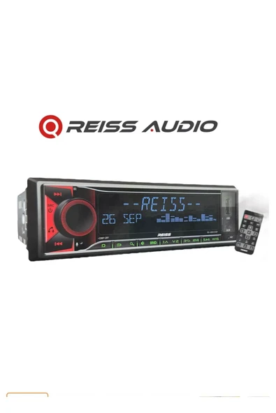 REISS AUDIO RS-MX81DSP MP3 FM USB BT  OTO TEYP RGB LED APS KONTROL ürün görseli 1