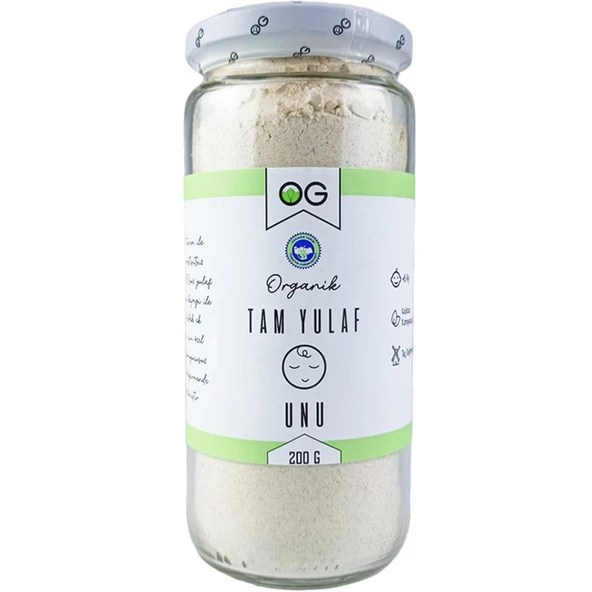 Og Natural Organik Tam Yulaf Unu 200 Gr ürün görseli 1