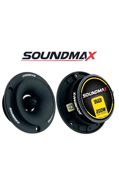 Soundmax Sx-Ta23 Pro Spl Dome Tweeter Çifti 400wat-200w Rms 10 cm Tiz yeni model ürün görseli 1