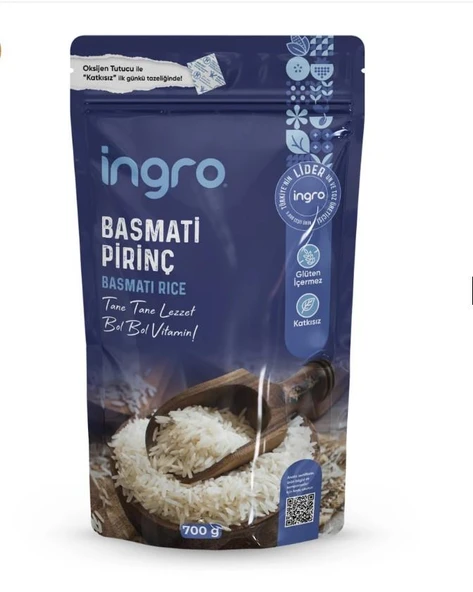 İngro Glutensiz Basmati Pirinç 700 gr ürün görseli 1