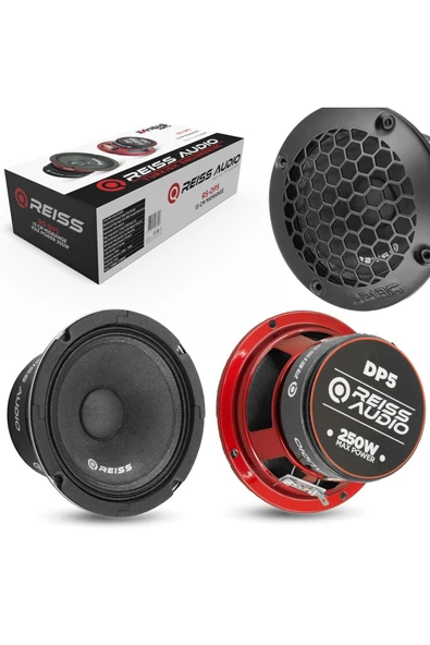Reiss AUDIO RS-DP5 Oto Midrange 13cm Watt 2 Adet - Resim 2