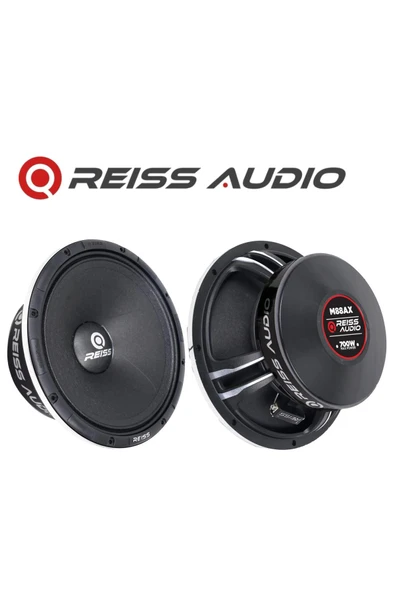 Reiss Audio Rs-M88ax Çifti 1400wat-700w Rms Axar Serisi 20 Cm Oto Midrange Hoparlör ürün görseli 1