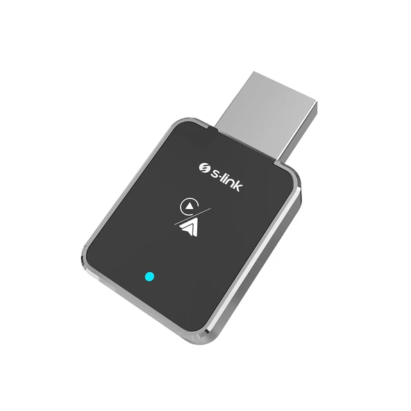 S-Link Sl-Car01 2İn1 Android Ve Apple Cihazlar Kablosuz Android Auto Ve Carplay Adaptörü ürün görseli 1