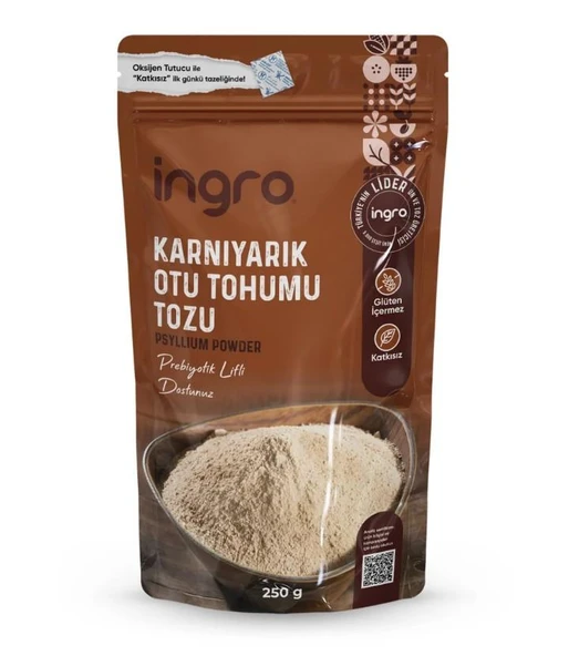 İngro Glutensiz Karnıyarık Otu Tohumu Tozu 250 Gr ürün görseli 1