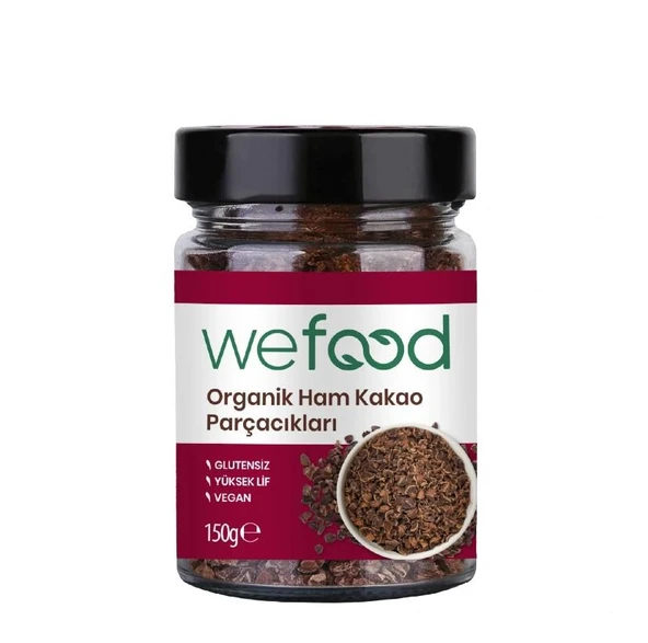 Wefood Organik Ham Kakao Parçacıkları 150 Gr ürün görseli 1