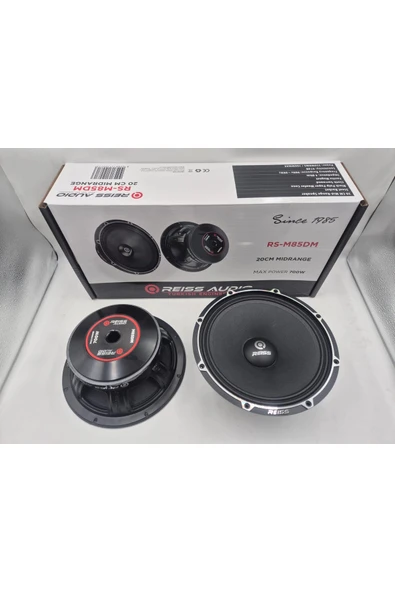 Reiss Midrange 20cm - 700W 350RMS RS-M85DM 20cm Midrange Hoparlör - PRO Midrange 20cm ürün görseli 1