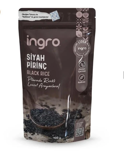 İngro Glutensiz Siyah Pirinç 700 Gr ürün görseli 1