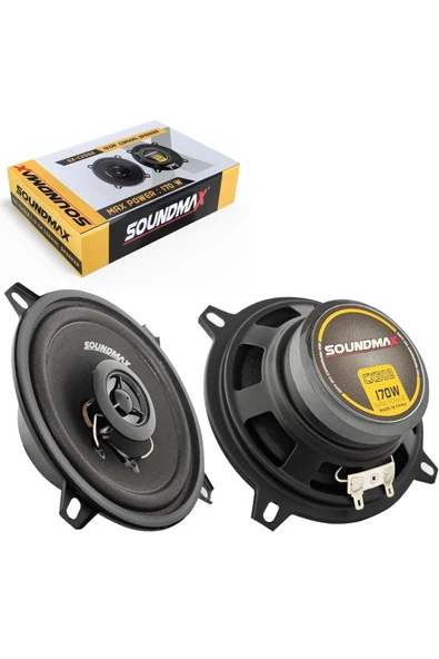 Soundmax Sx-cx502 Oto Hoparlör 13cm 170 Watt Tweeterli 2 Adet ürün görseli 1